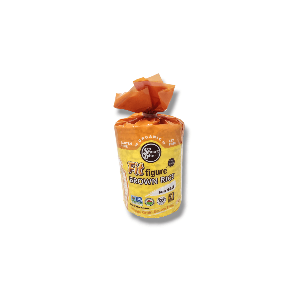 SmartBite Brown Rice Cakes Sea Salt (120g)