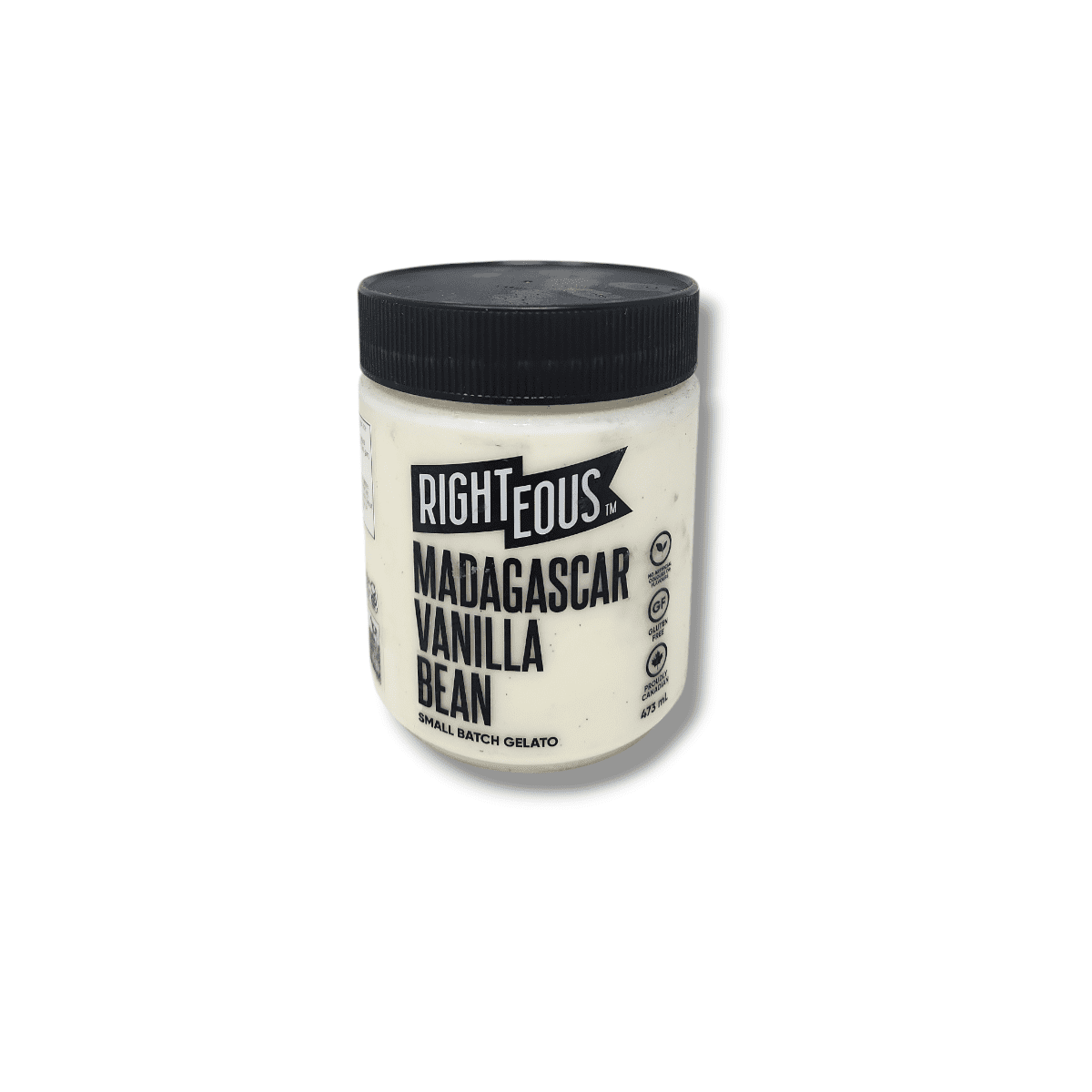 Righteous Madagascar Vanilla Bean Gelato (473mL)