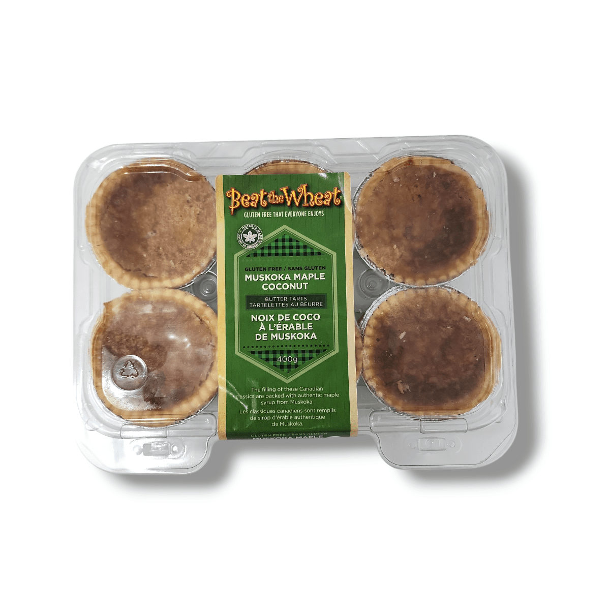 Beat The Wheat Muskoka Maple Coconut Butter Tarts (400g)