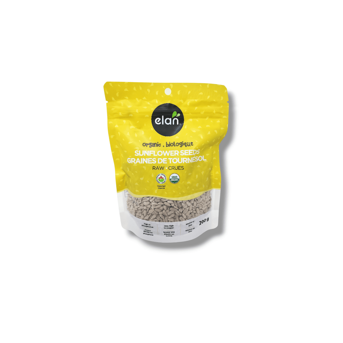 Elan Organic Raw Sunflower Seeds (200g)
