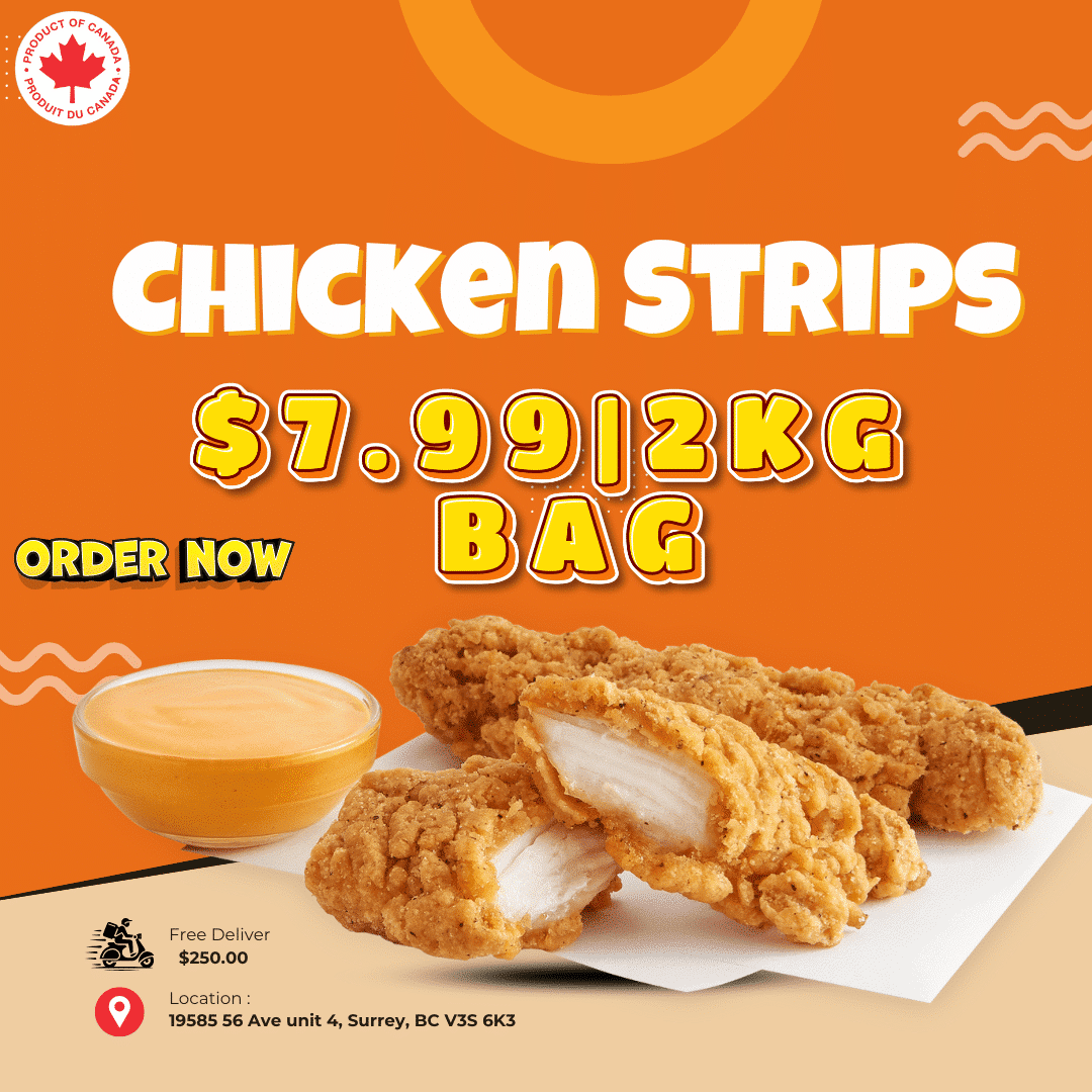 2kg Bag of Chicken Strips