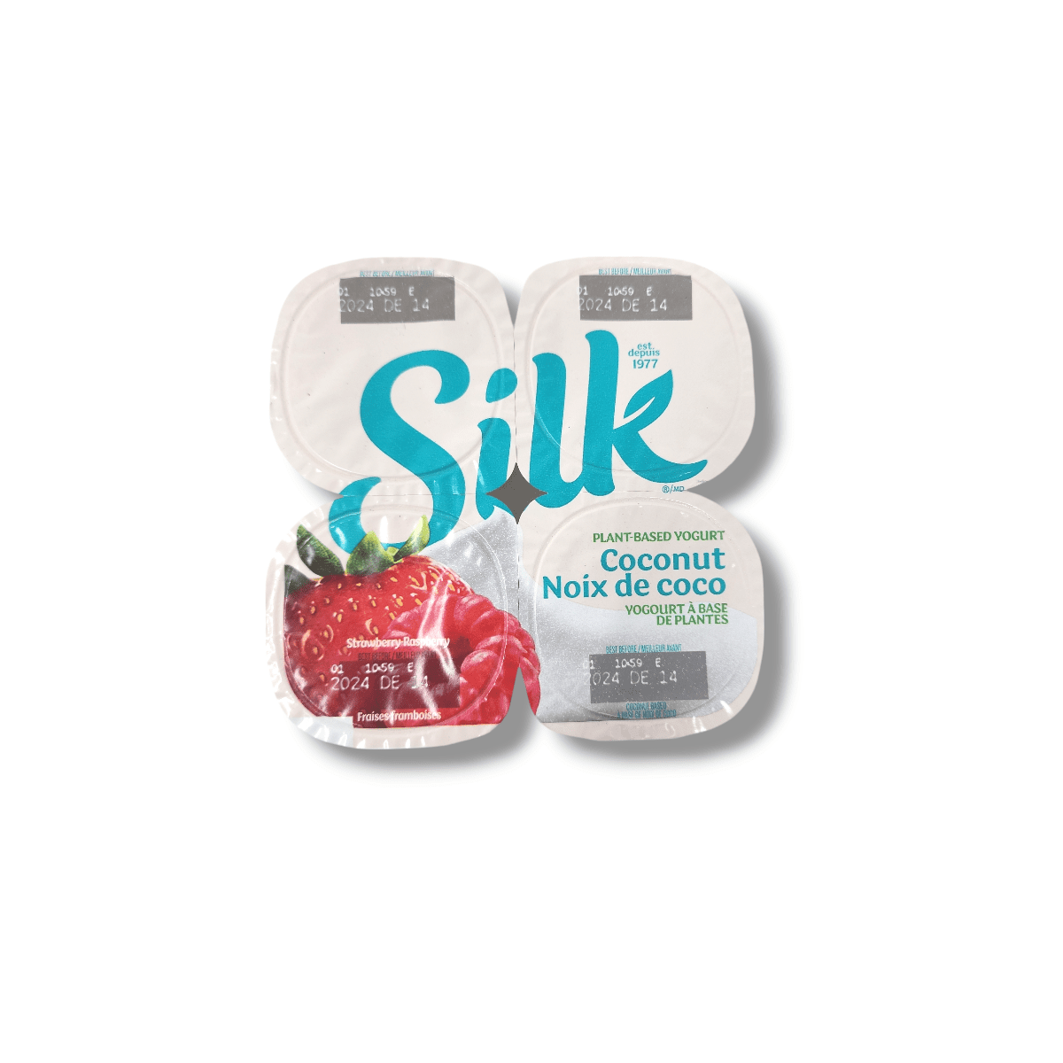 Silk Coconut Strawberry Raspberry (4x100g)