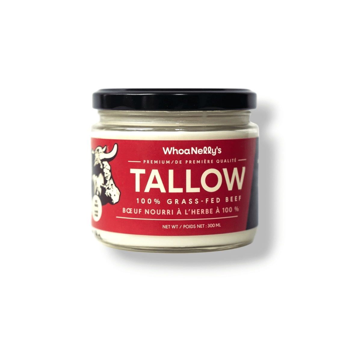 WhoaNelly’s Beef Premium Tallow Grass Fed (300mL)