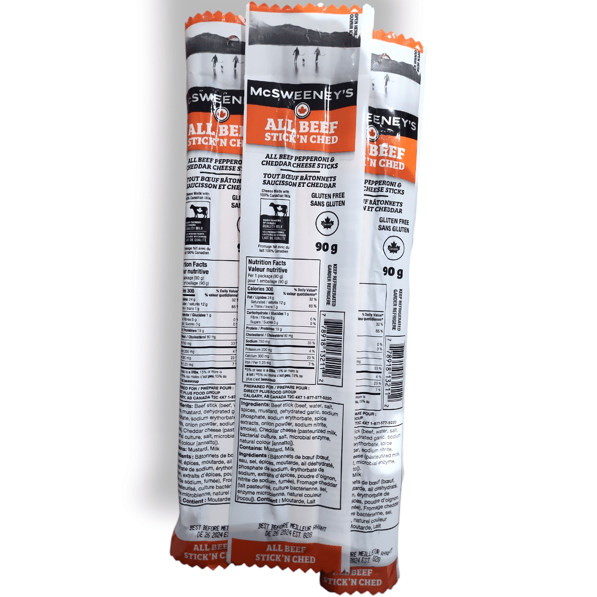 McSweeney's All Beef Stick'n Ched (90g)