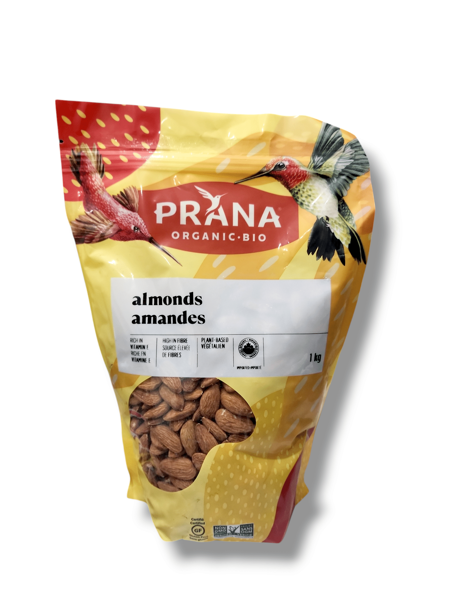 Prana Organic Almonds (1kg)