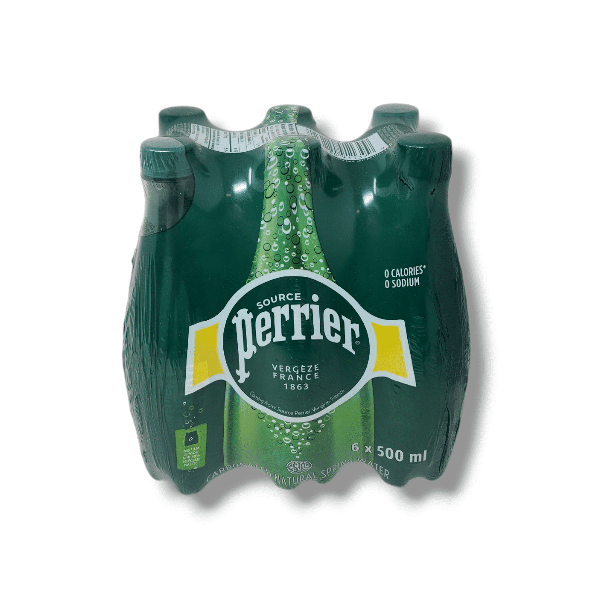 Perrier Carbonated Natural Spring Water (6x500mL)