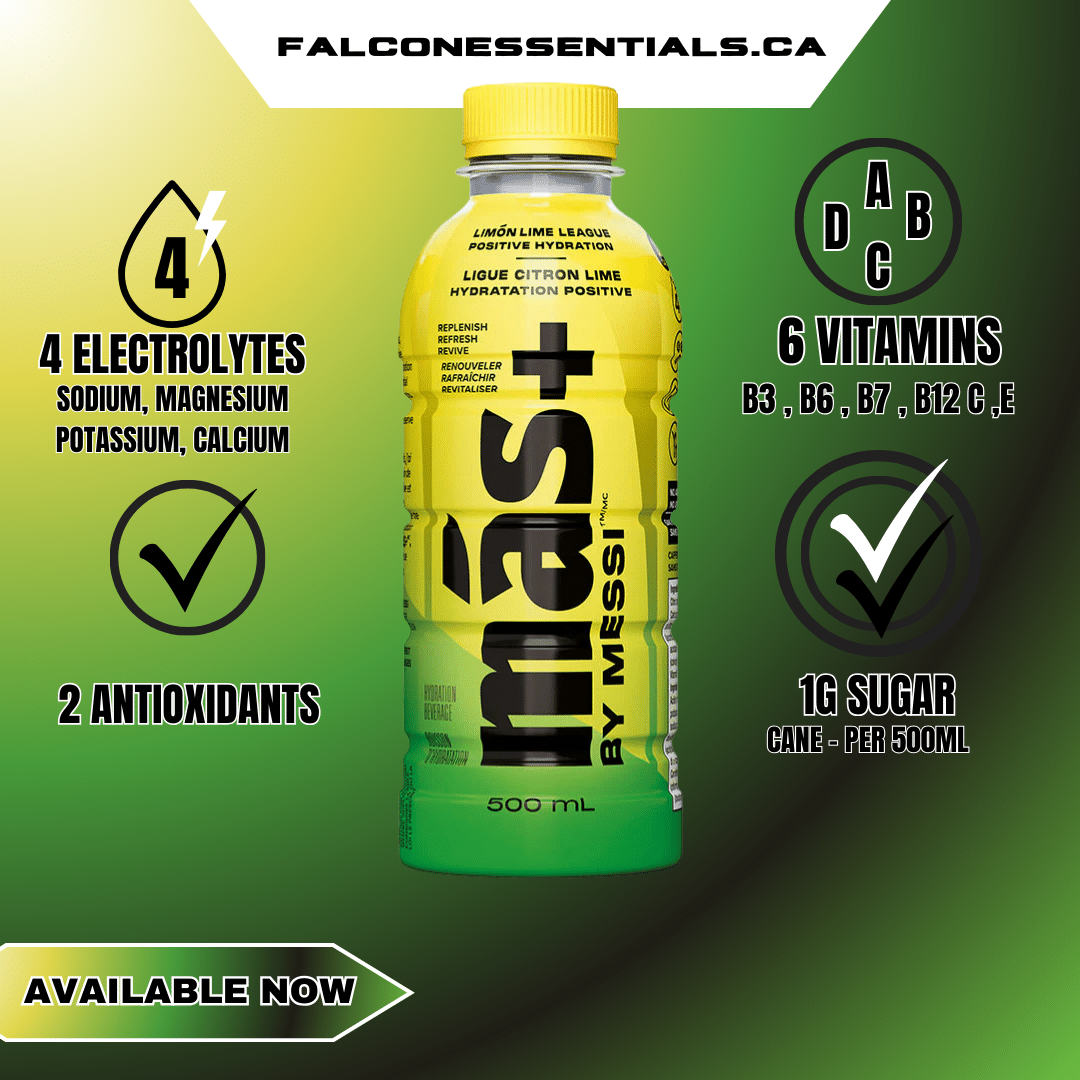 MAS+ by Messi  Premium Hydration Drink - Lime Lime League