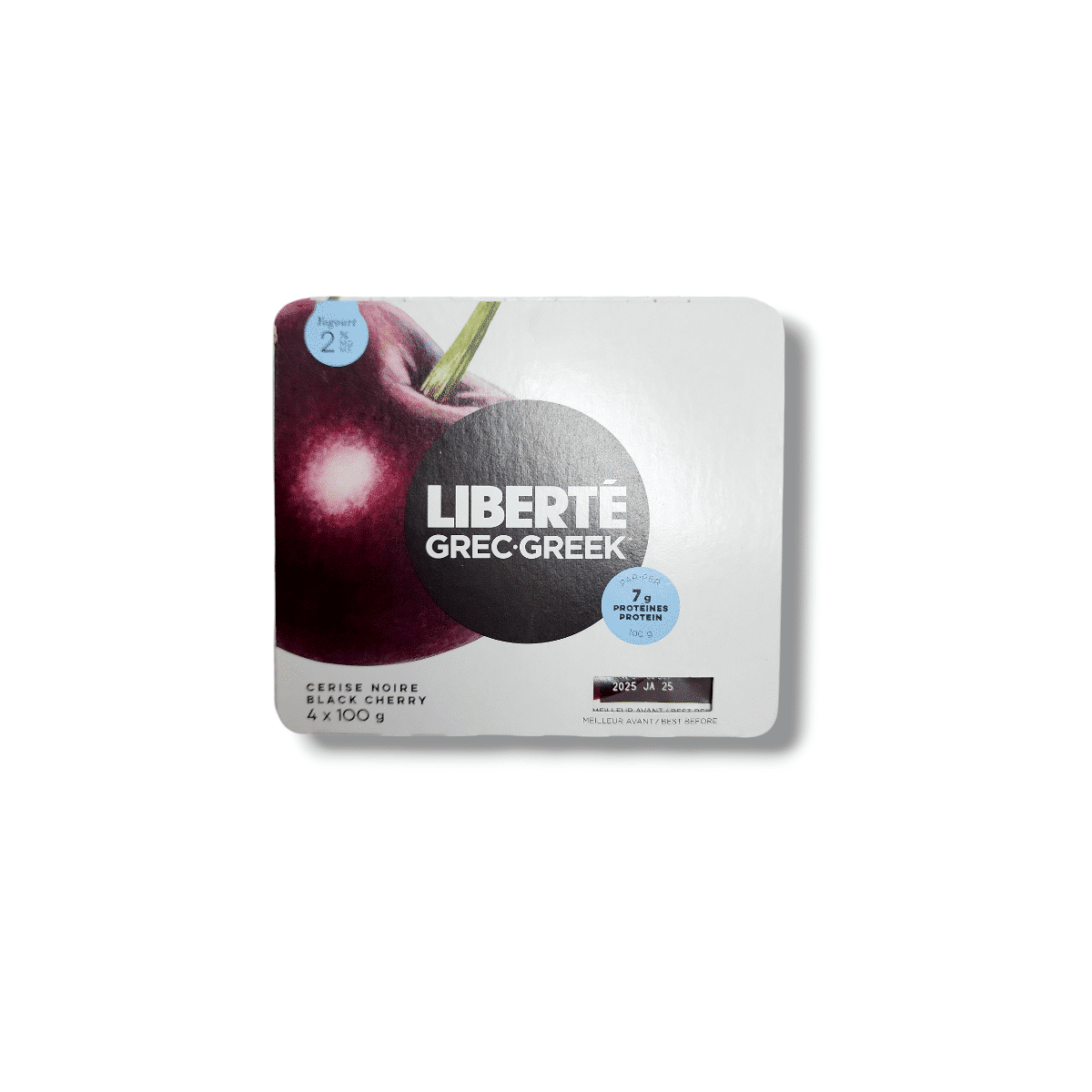 Liberte Greek Black Cherry 2% (4x100g)