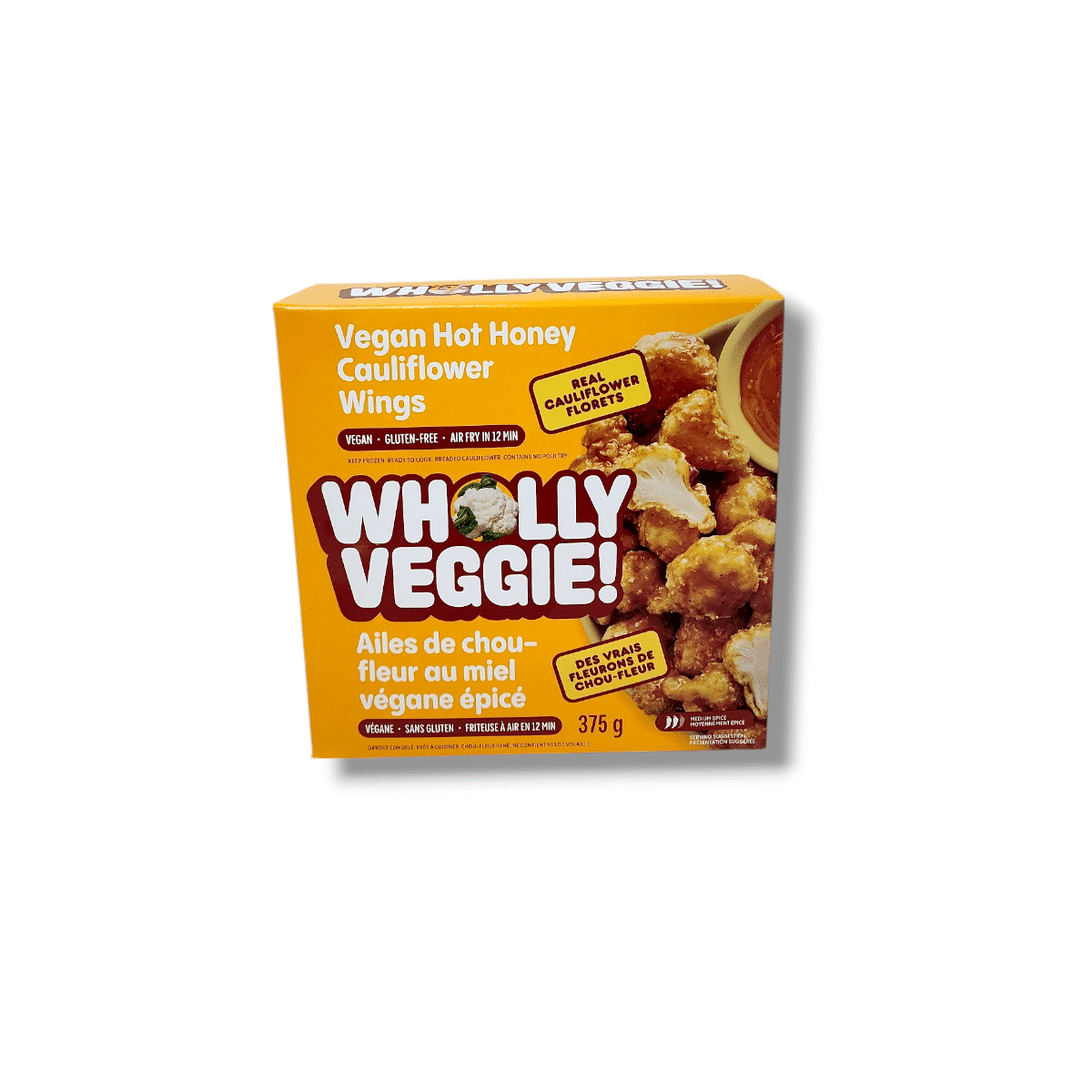 Wholly Veggie Vegan Hot Honey Cauliflower Wings (375g)