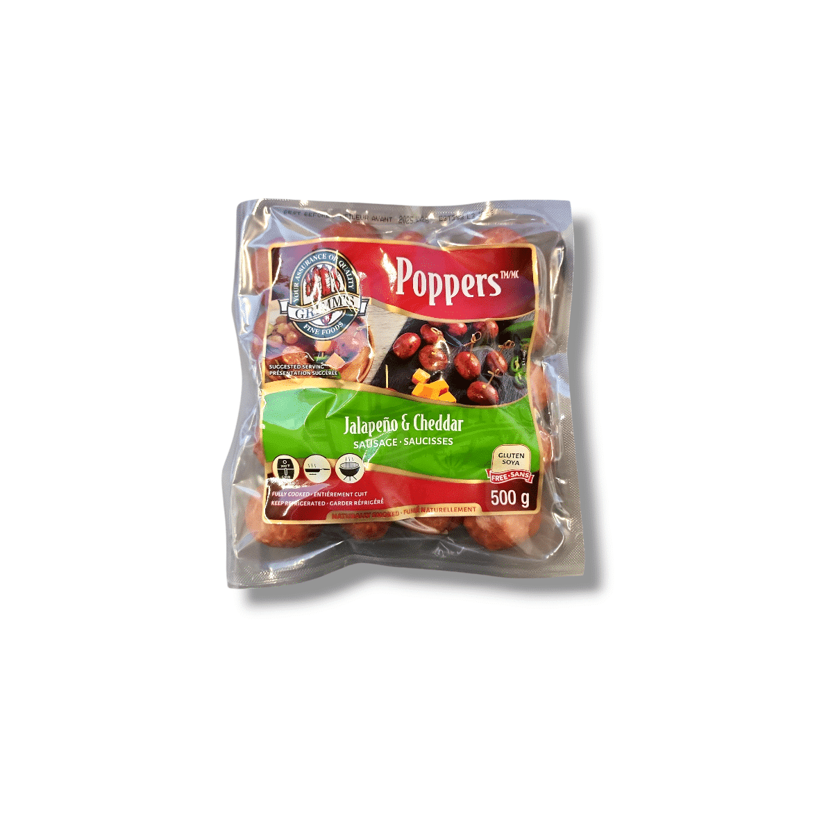Grimm's Poppers Jalapeno & Cheddar (500g)
