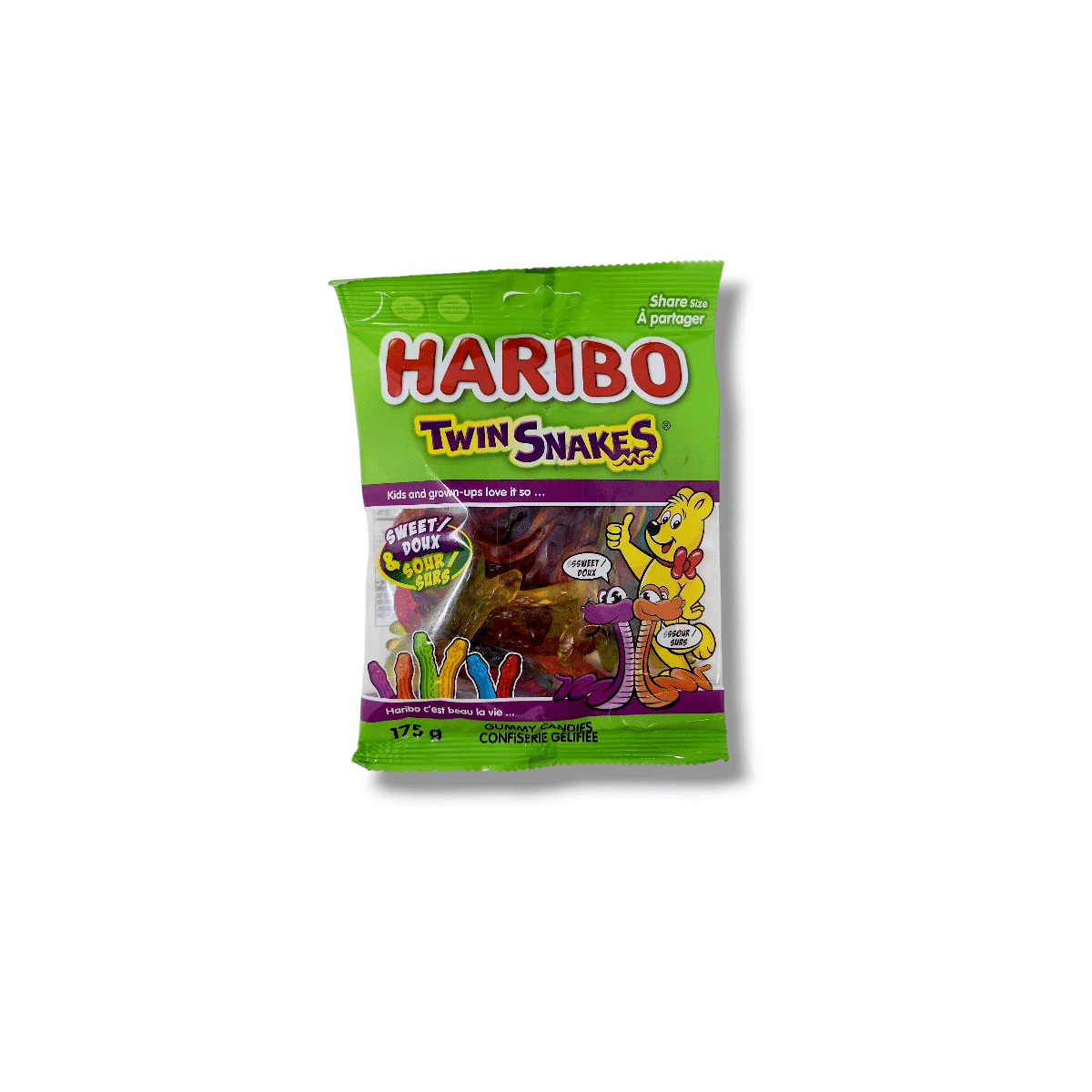 Haribo Twin Snakes Gummy (175g)