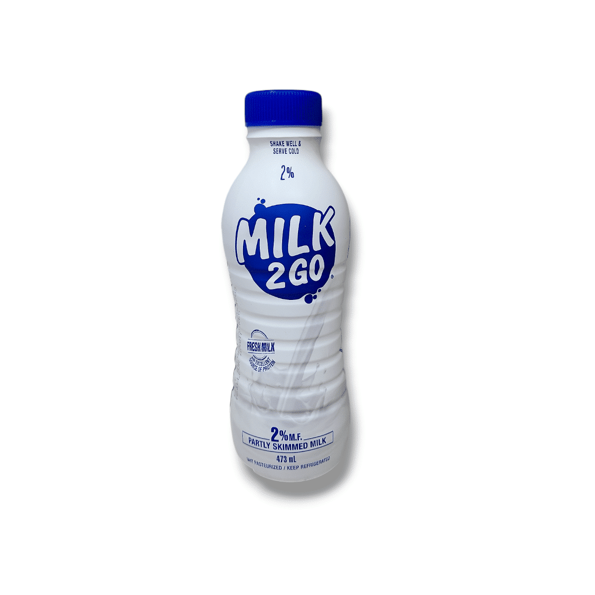 Milk 2 Go 2% Partly Skimmed Milk (473mL)