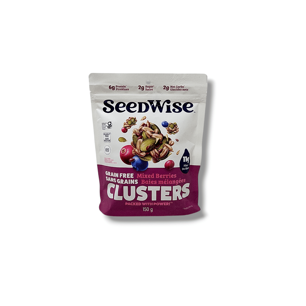 Seedwise Grain-Free Mixed Berries Clusters (150g)