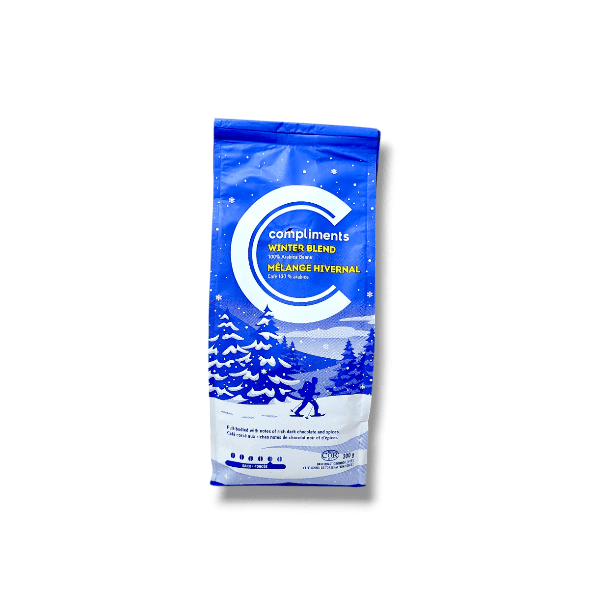 Compliments Winter Blend Dark Roast Ground Coffee(300g)