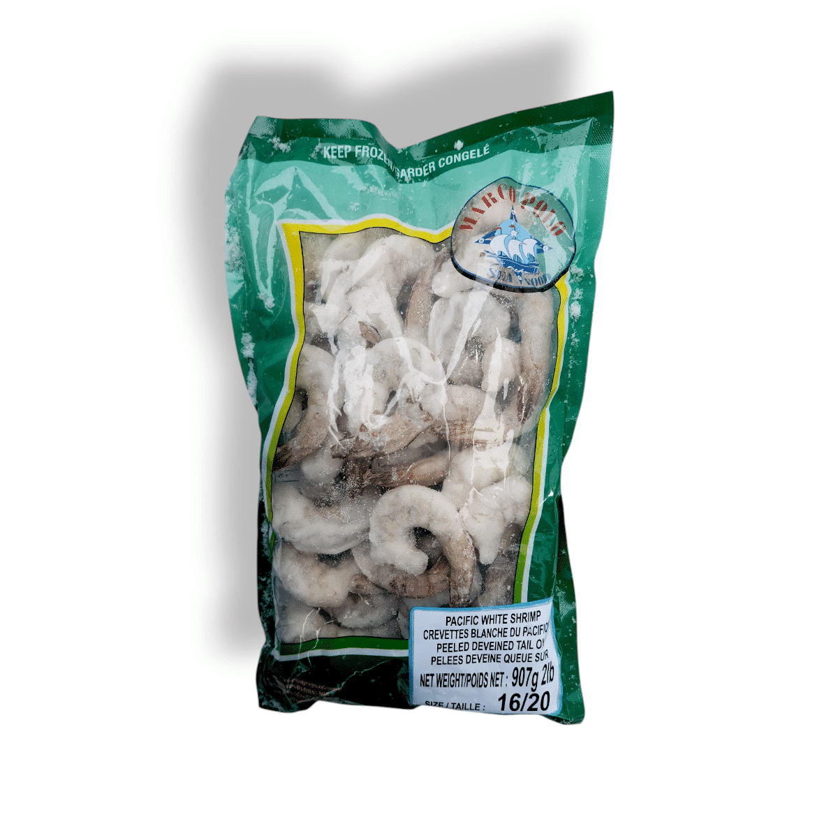 Marco Polo Pacific White Shrimp 16/20 (2lbs)