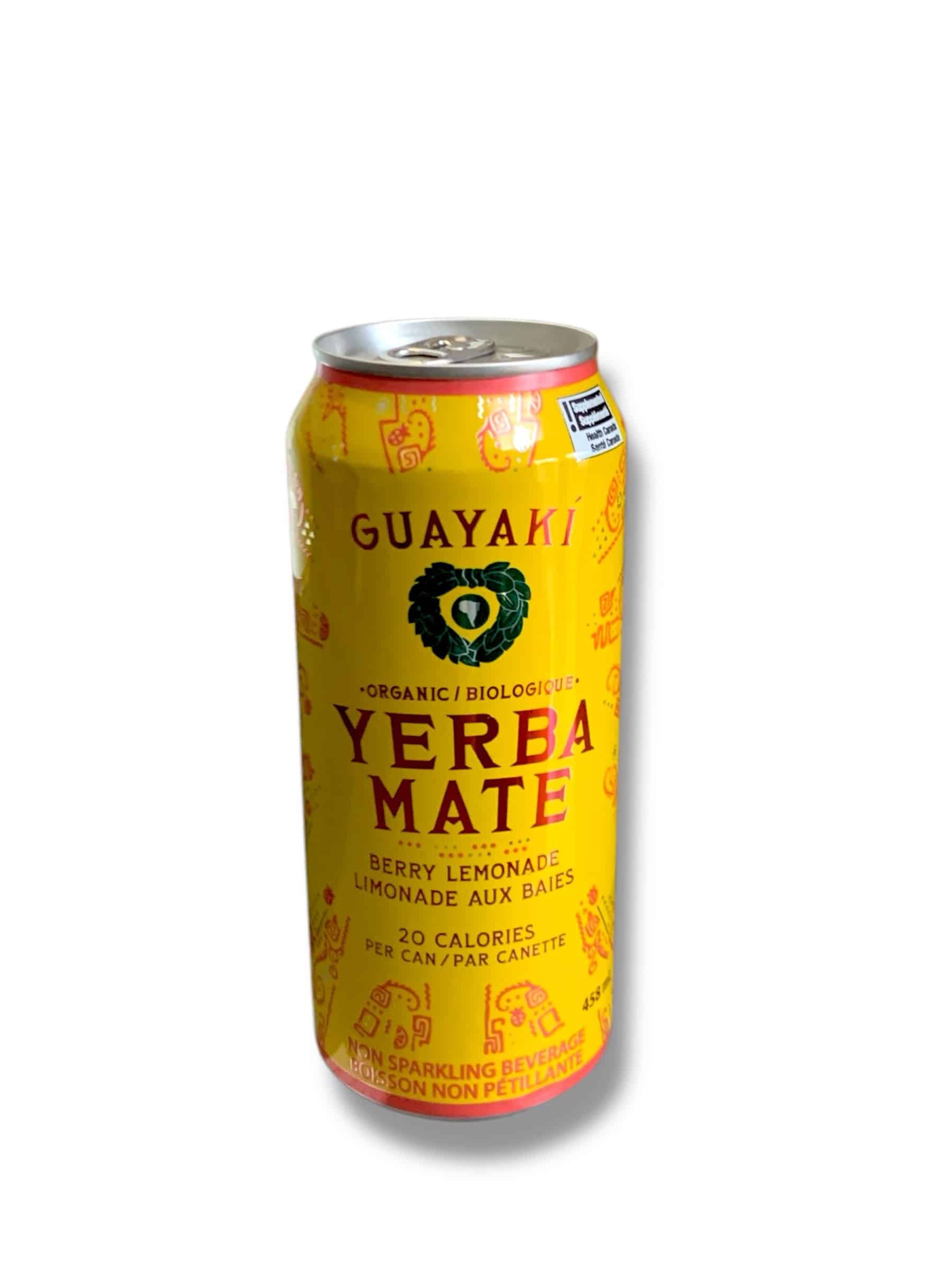 Guayaki Yerba Mate Berry Lemonade Sparkling Beverage (458mL)