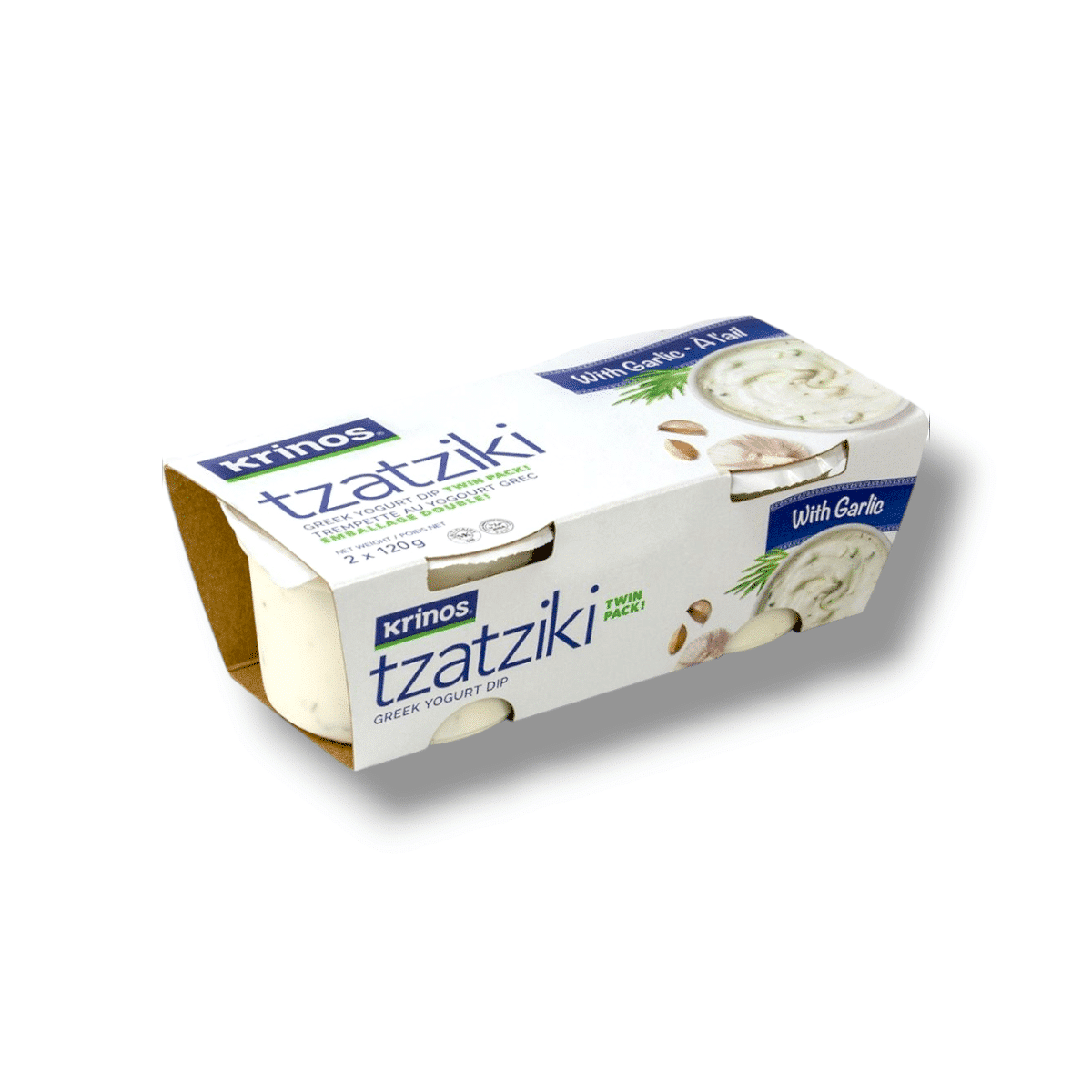 Krinos Tzatziki With Garlic (2x120g)
