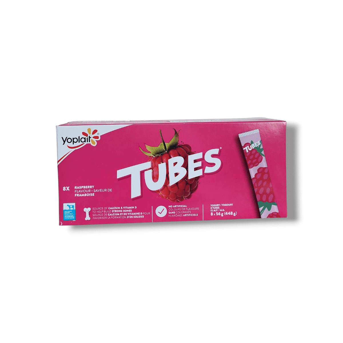 Yoplait Raspberry Tubes (8x56g)