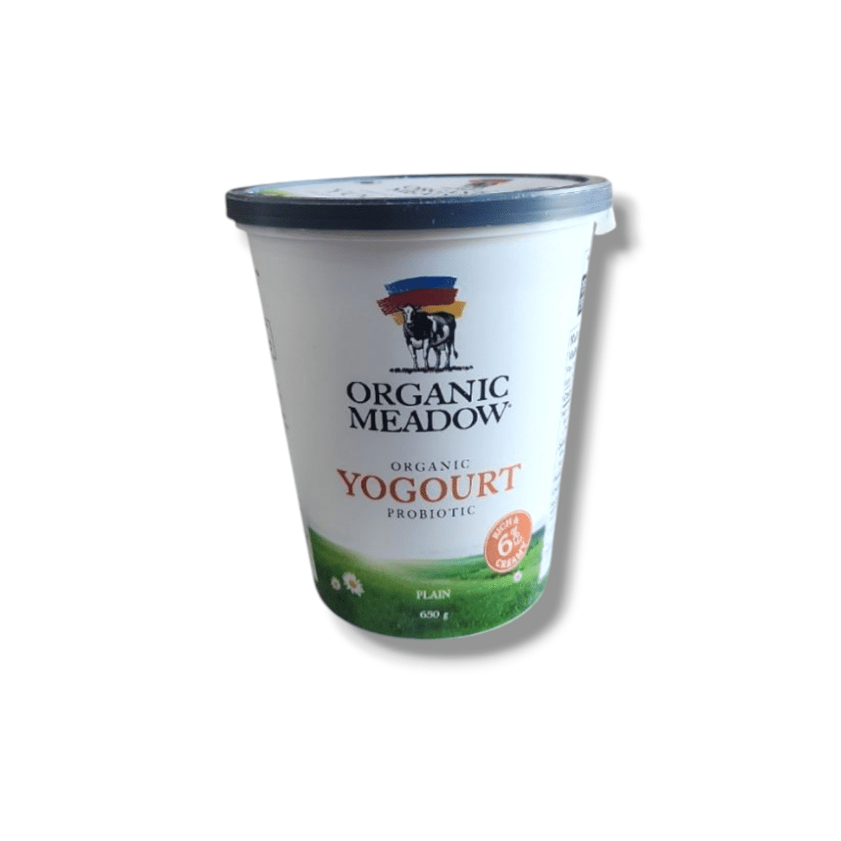 Organic Meadow Yogourt Plain 6% Creamy (650g)