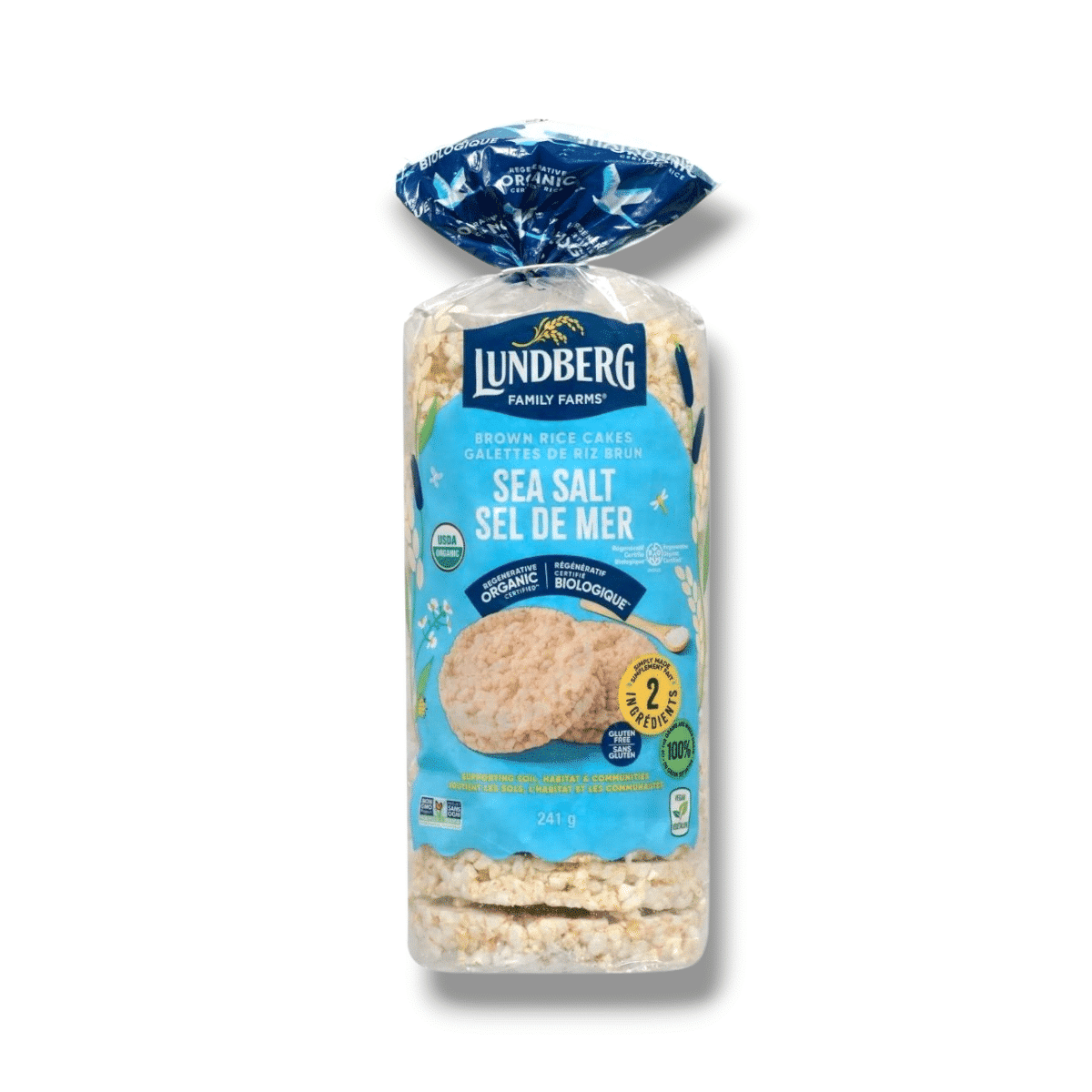 Lundberg Sea Salt Brown Rice Cakes (242g)