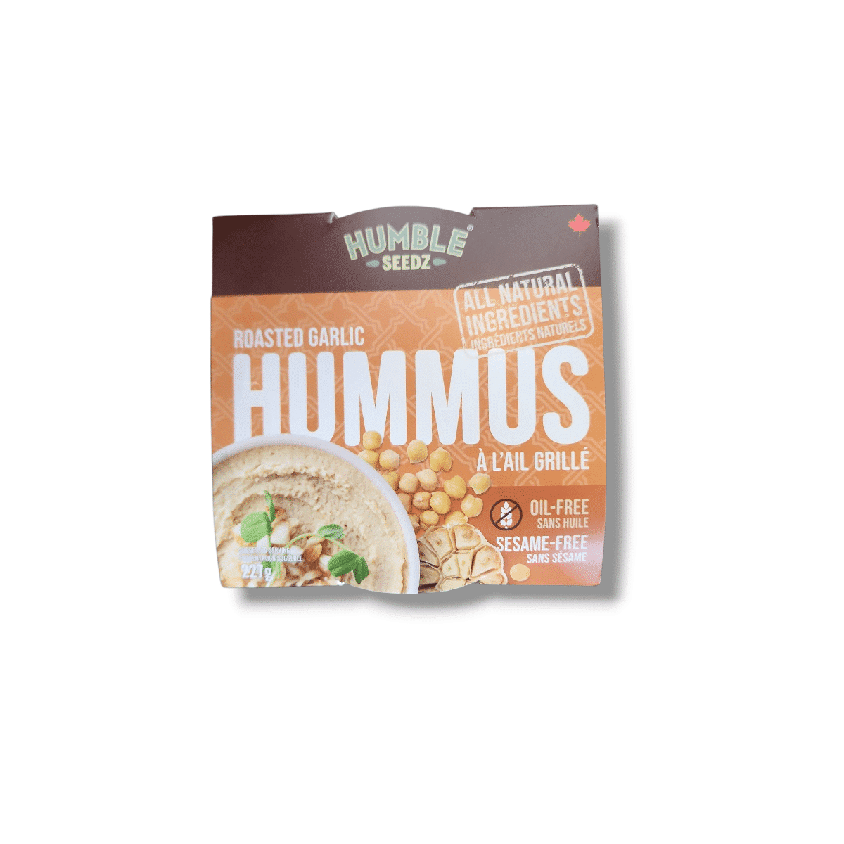 Humble Seedz Roasted Garlic hummus (227g)