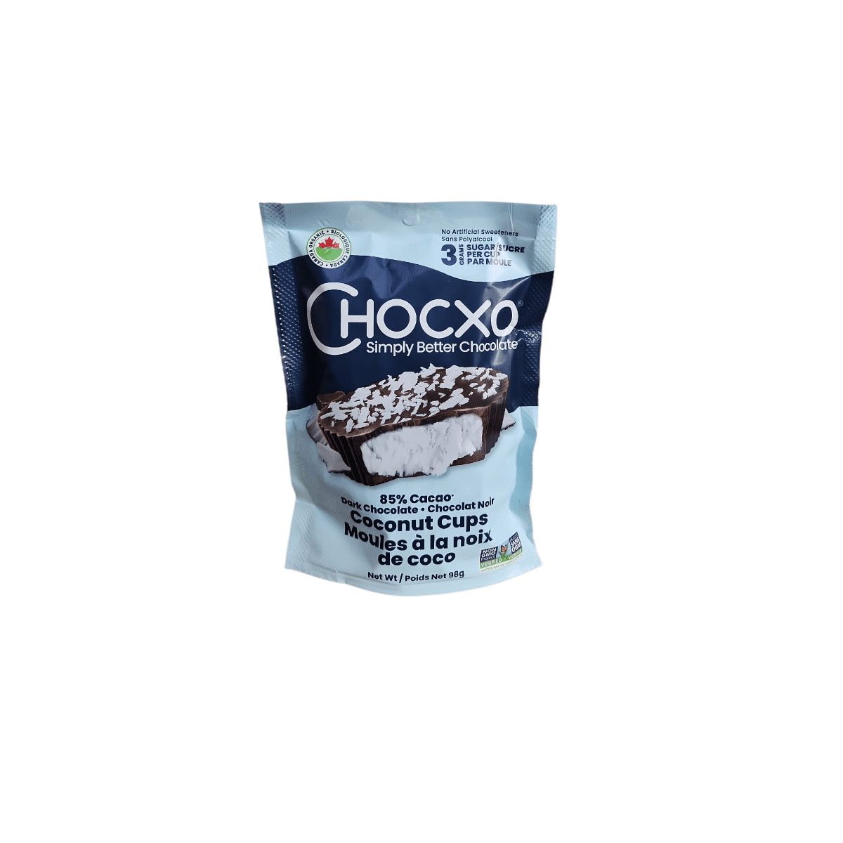 Chocxo Dark Chocolate Coconut Cups (98g)