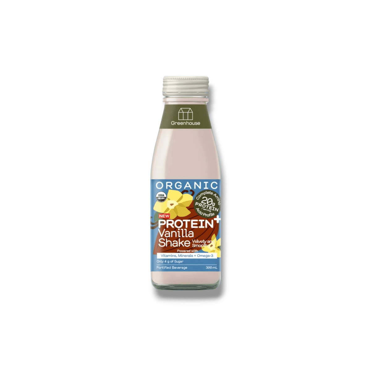 Greenhouse Organic Protein Vanilla Shake (300mL)