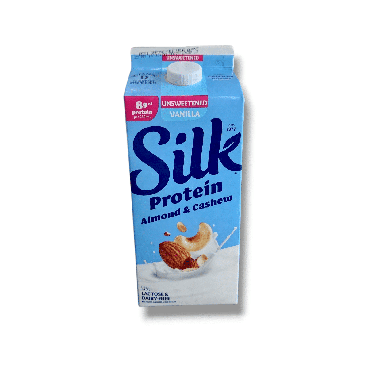Silk Protein Almond & Cashew Unsweetened Vanilla (1.75L)