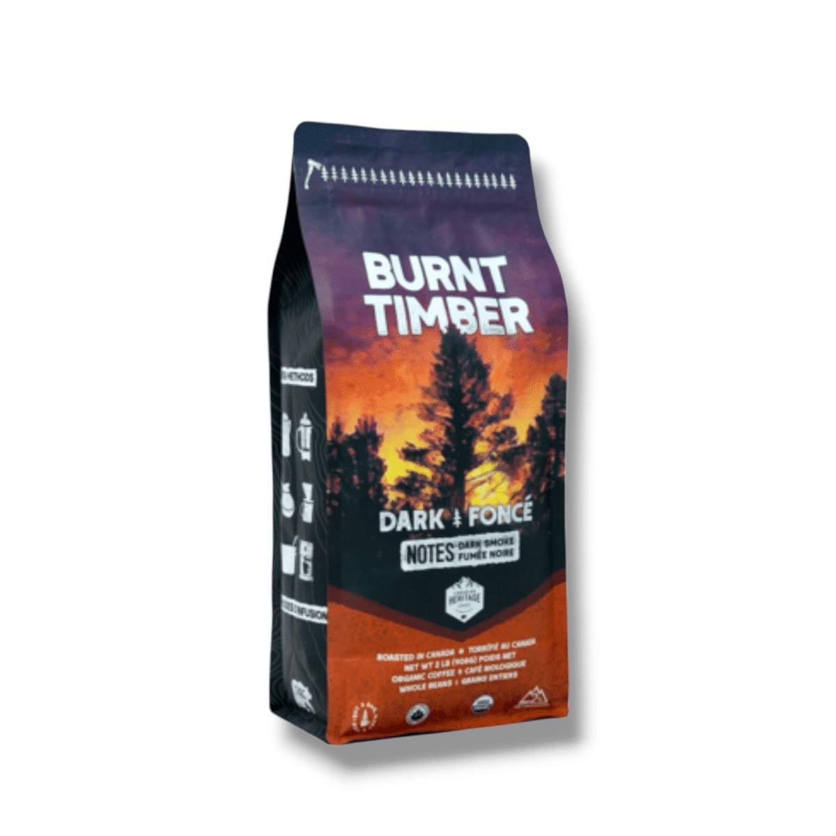Burnt Timber Organic Coffee – Whole Bean (2lb)