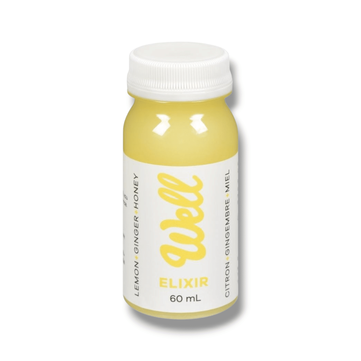 Well Elixir Lemon, Ginger & Honey (60mL)