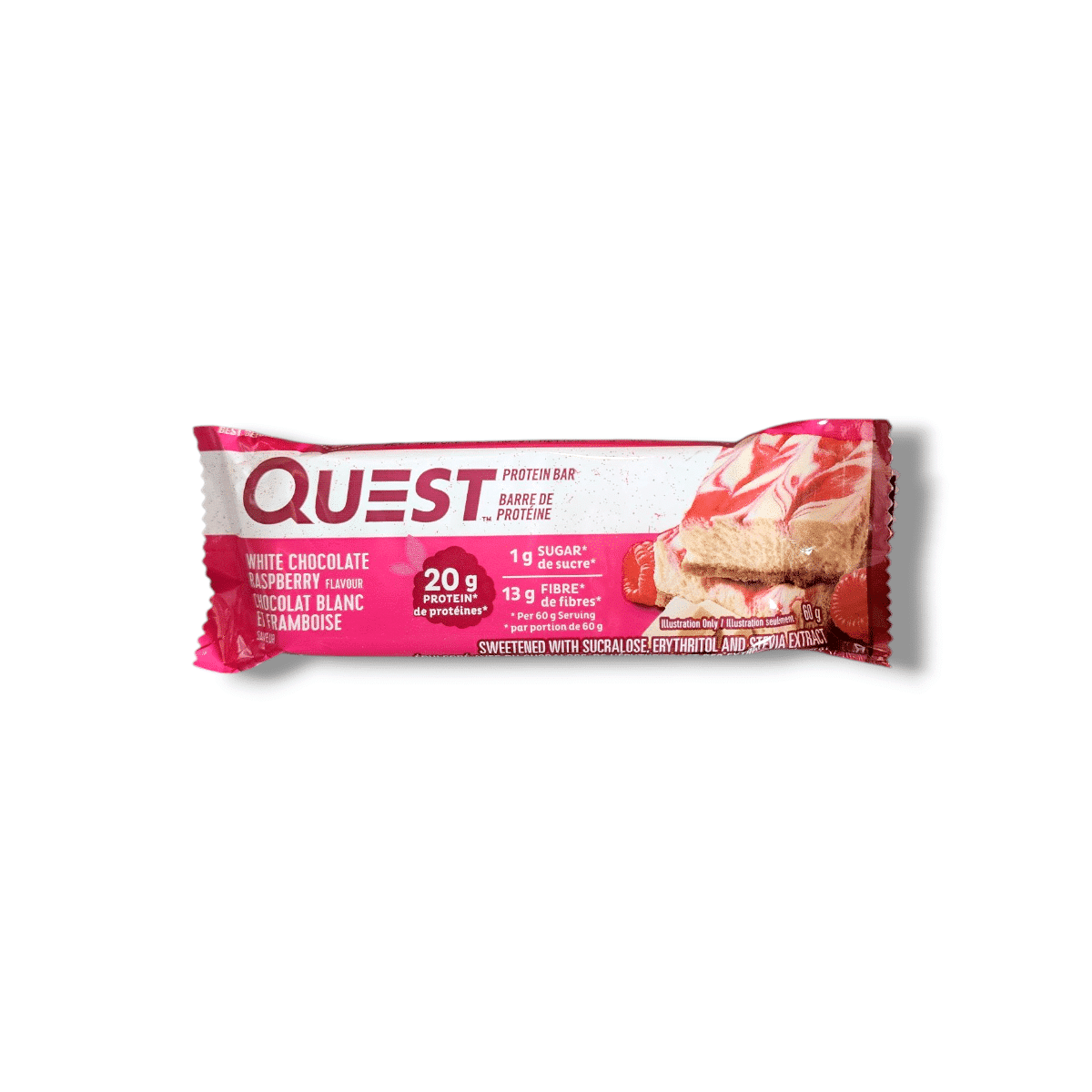 Quest Protein Bar White Chocolate Raspberry (60g)