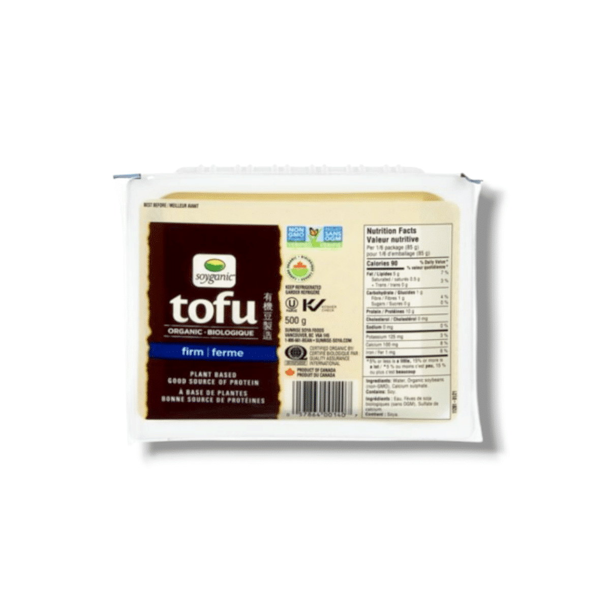 Soyganic Organic Tofu Firm (500g)