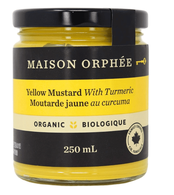 Maison Orphee Organic Yellow Mustard With Turmeric (250mL)