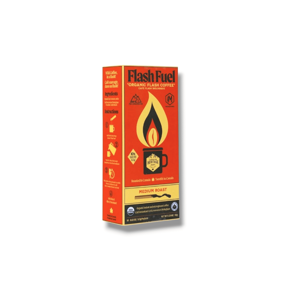 Canadian Heritage Flash Fuel Organic Medium Roast (35g)