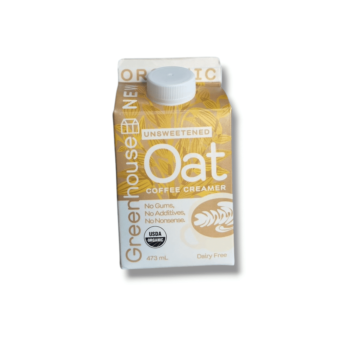 Greenhouse Organic Unsweetened Oat Coffee Creamer (473mL)
