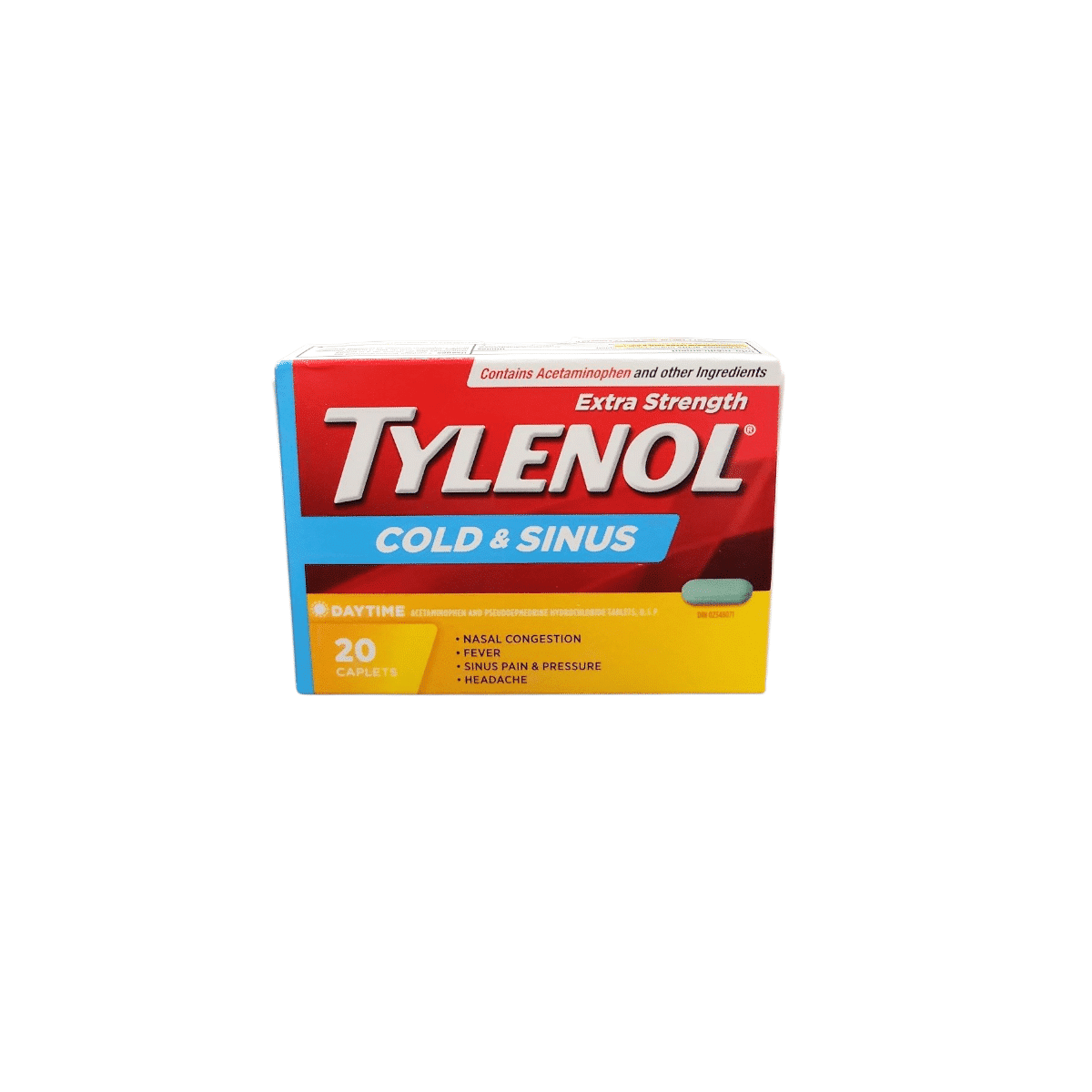 Tylenol Exrta Strength Cold & Sinus (20 daytime caplets)
