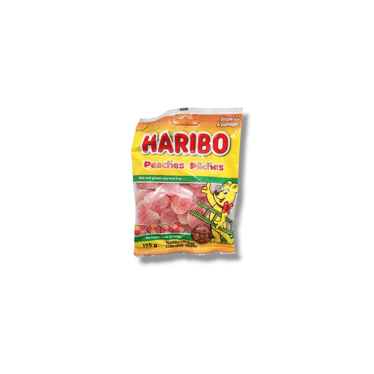 Haribo Peaches Gummies Candies (175g)