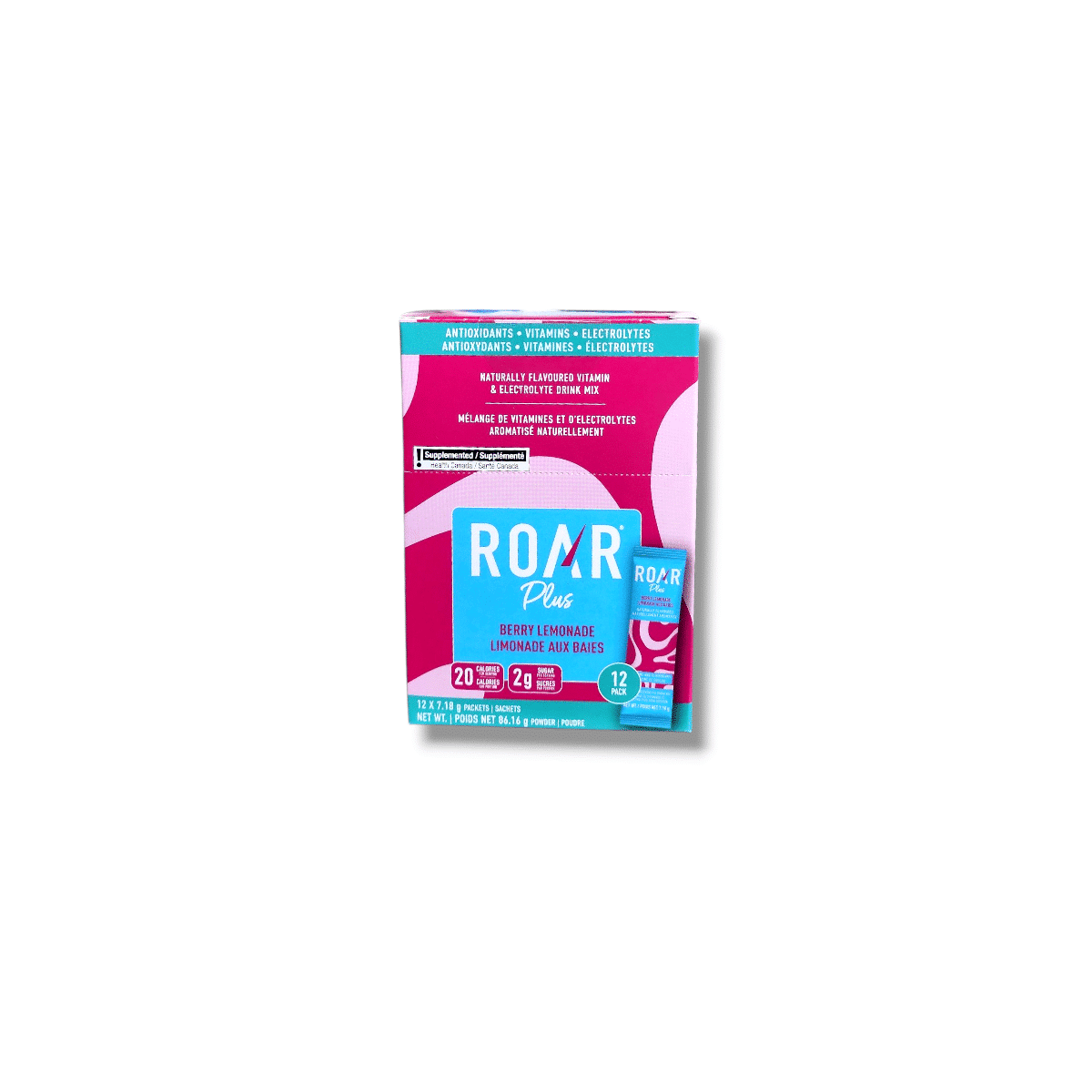 ROAR Plus Electrolyte Drink Mix Berry Lemonade (86.16g)