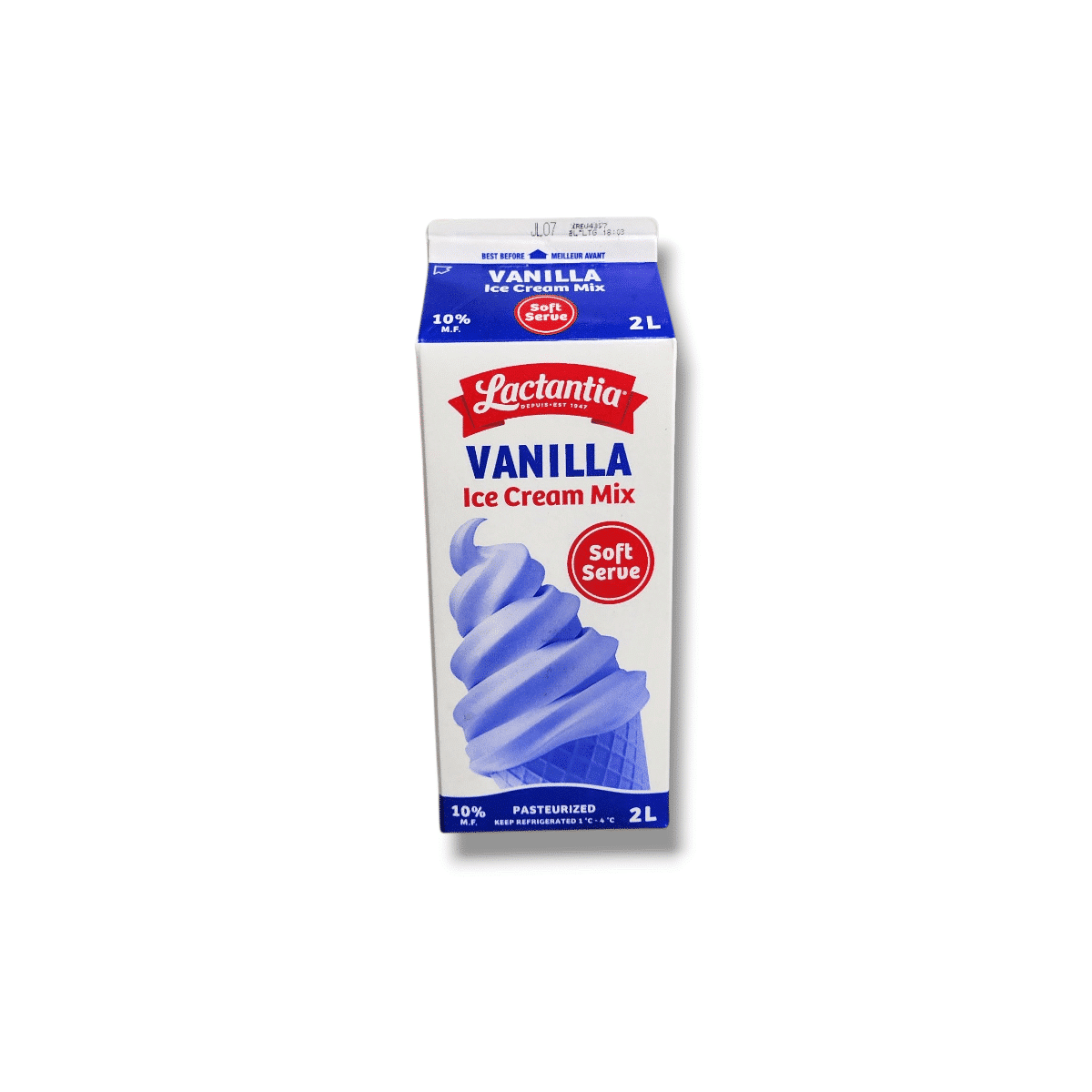 Lactantia Vanilla Ice Cream Mix Soft (2L)