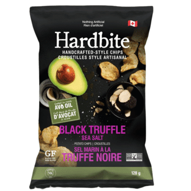 Hardbite Black Truffle Sea Salt Avocado Oil Potato Chips (128g)