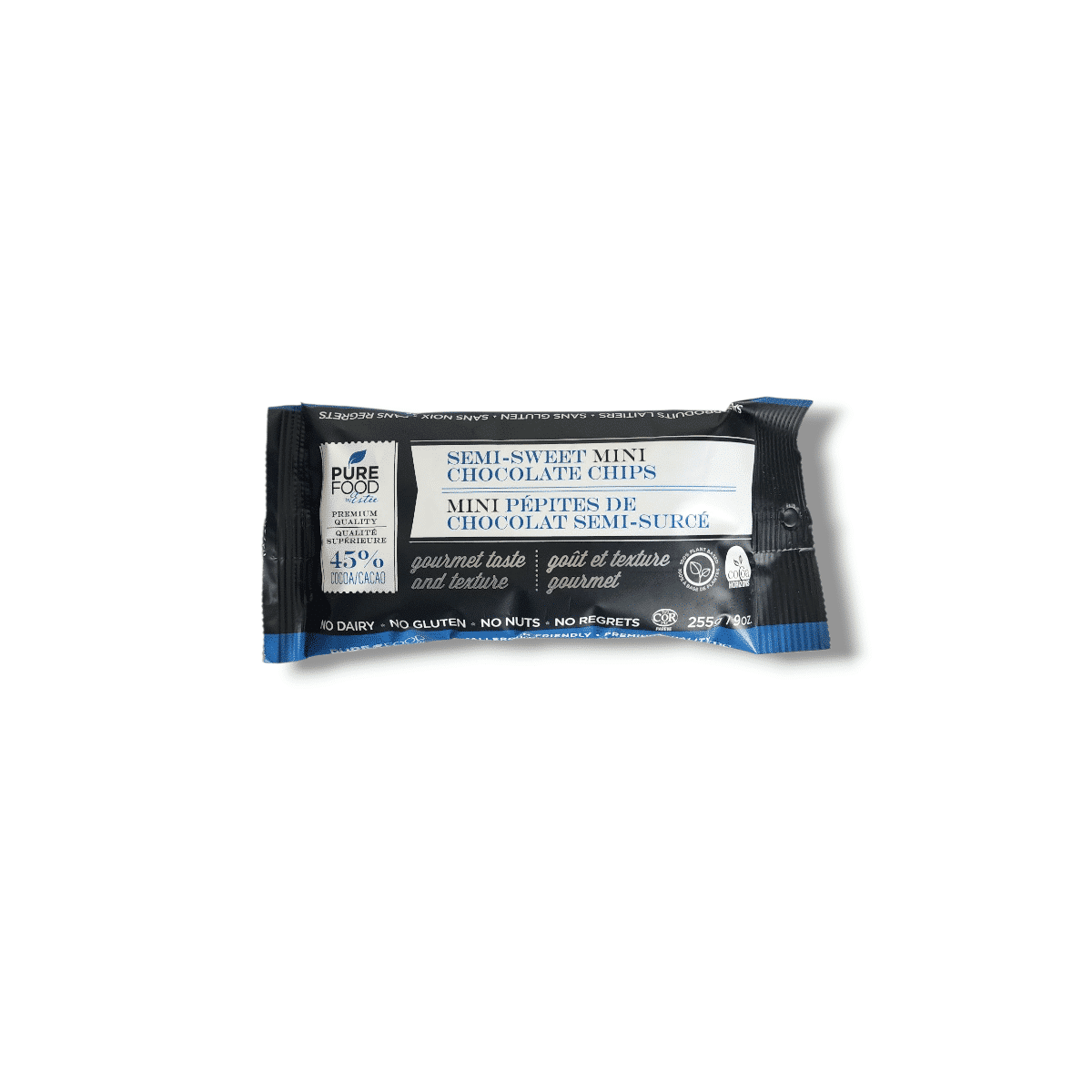 Pure Food Semi Sweet Mini Chocolate Chips (255g)