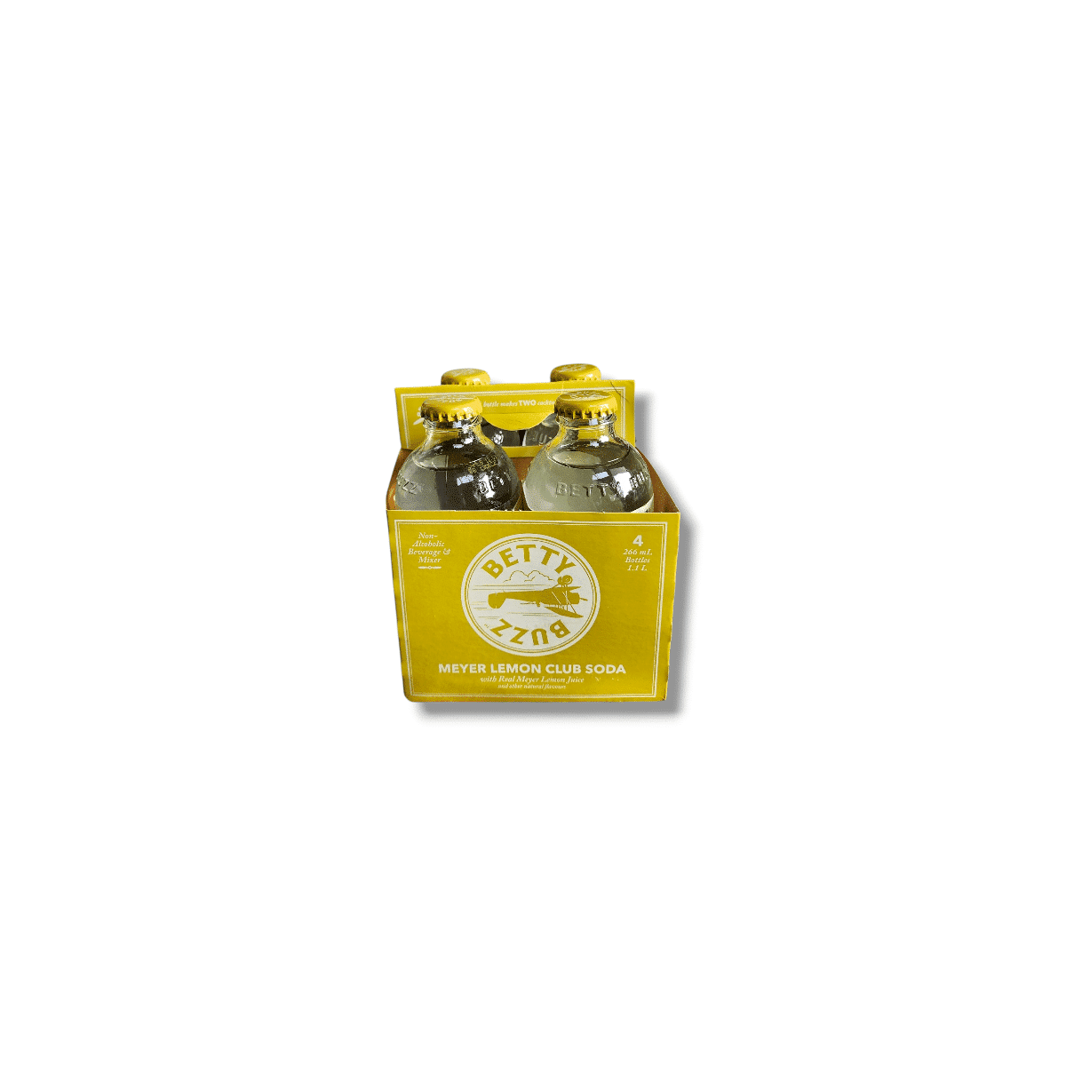 Betty Buzz Meyer Lemon Club Soda (4x266mL)