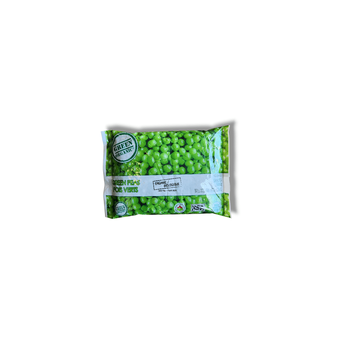 Green Organic Green Peas (500g)