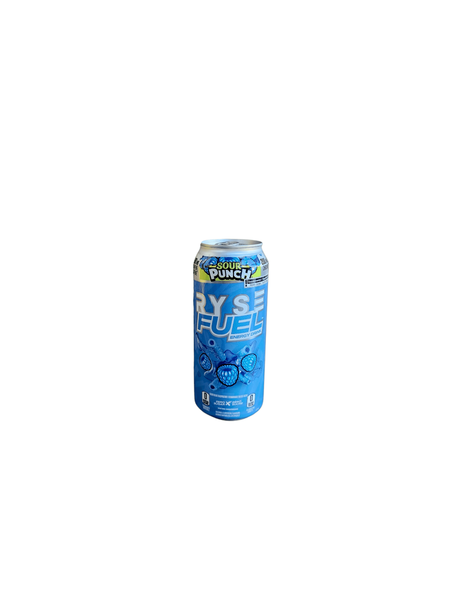 Sour Punch RYSE Fuel Energy Drink Blue Raspberry (473mL)