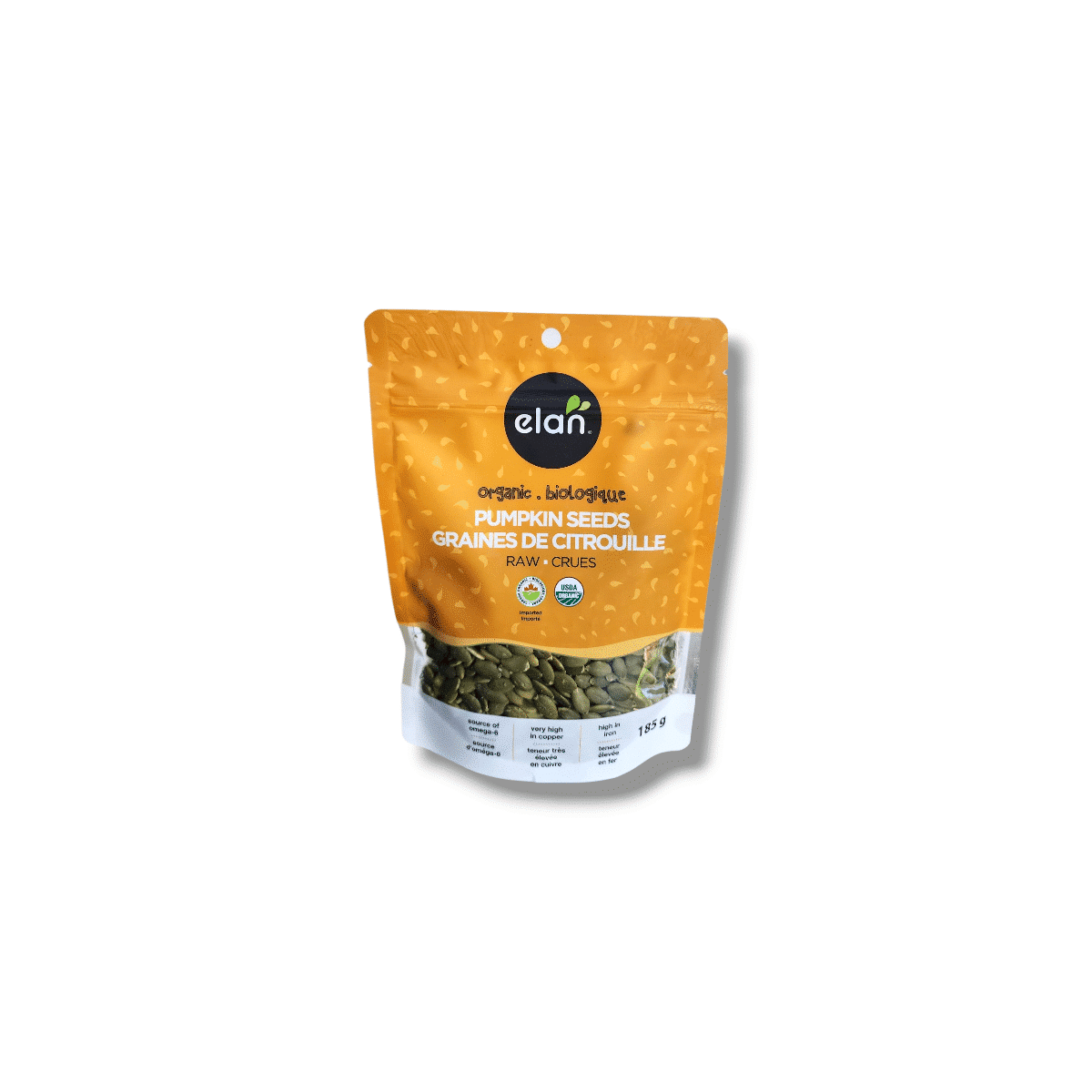 Elan Organic Pumpkin Seeds Raw (185g)