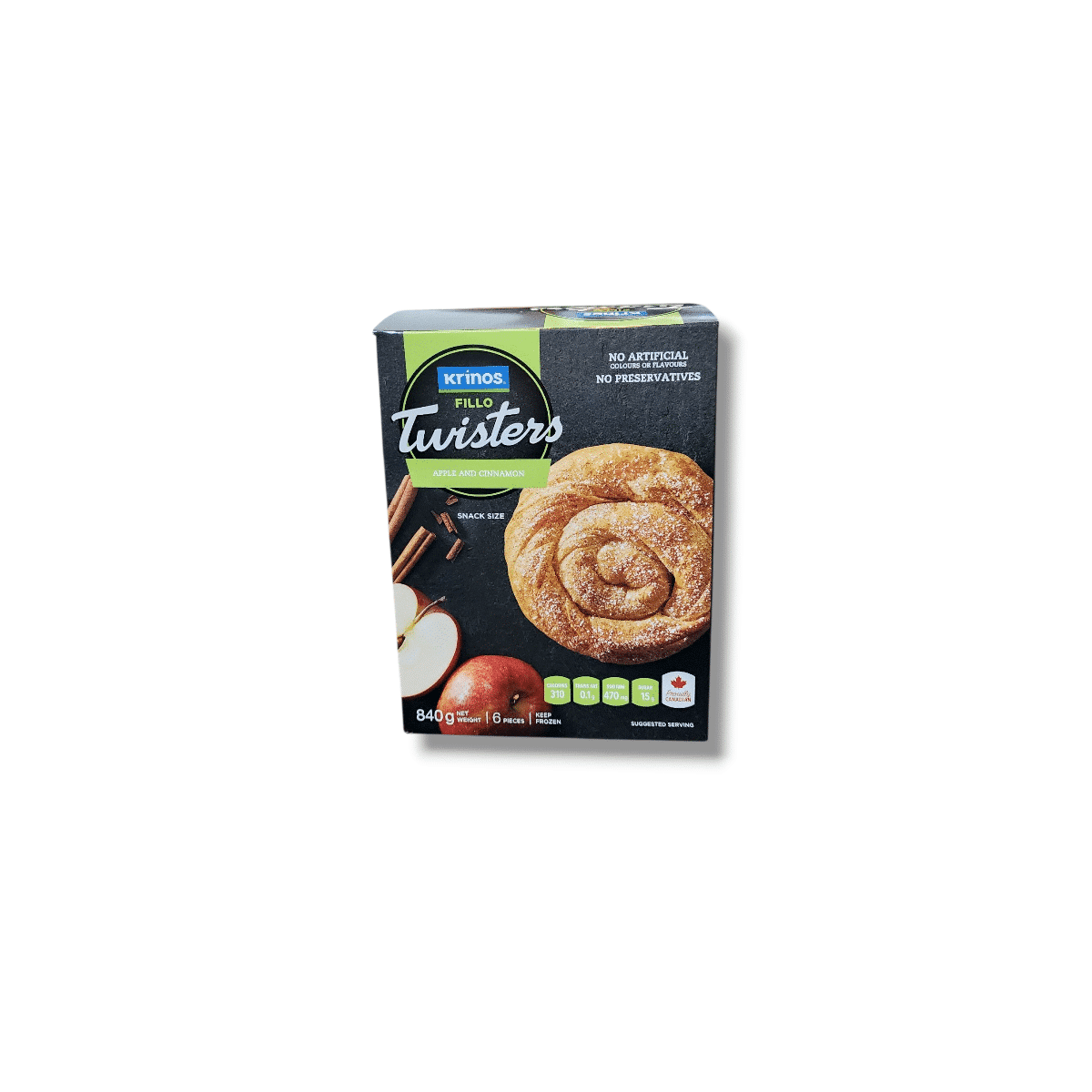 Krinos Fillo Twisters - Apple & Cinnamon 840g