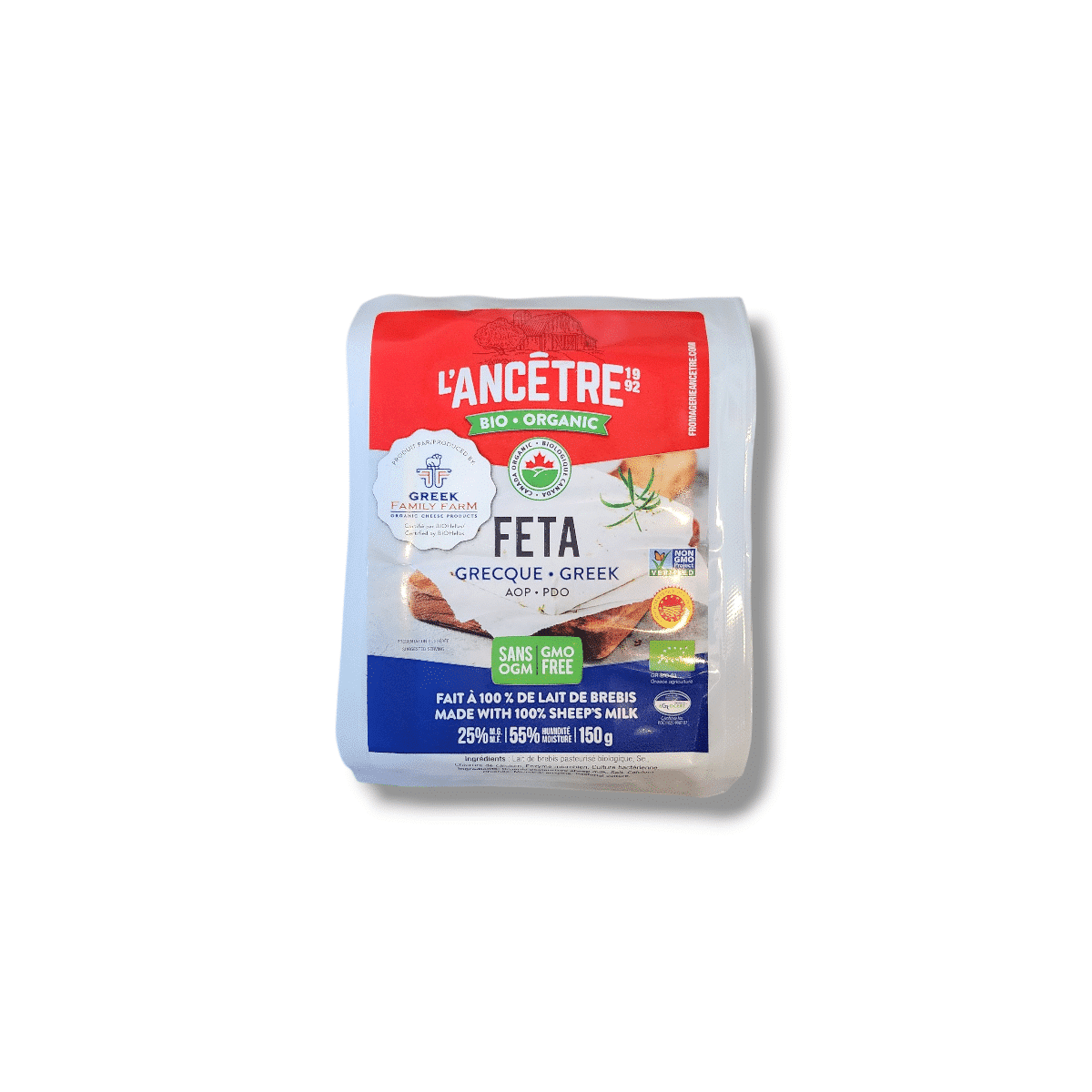 L’Ancetre Organic Feta Greek (150g)