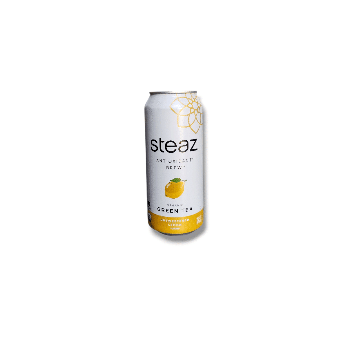 Steaz Organic Green Tea Unsweetened Lemon (473mL)
