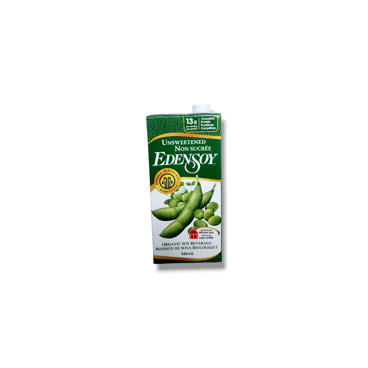 Eden Unsweetened Organic Soy Beverage (946mL)
