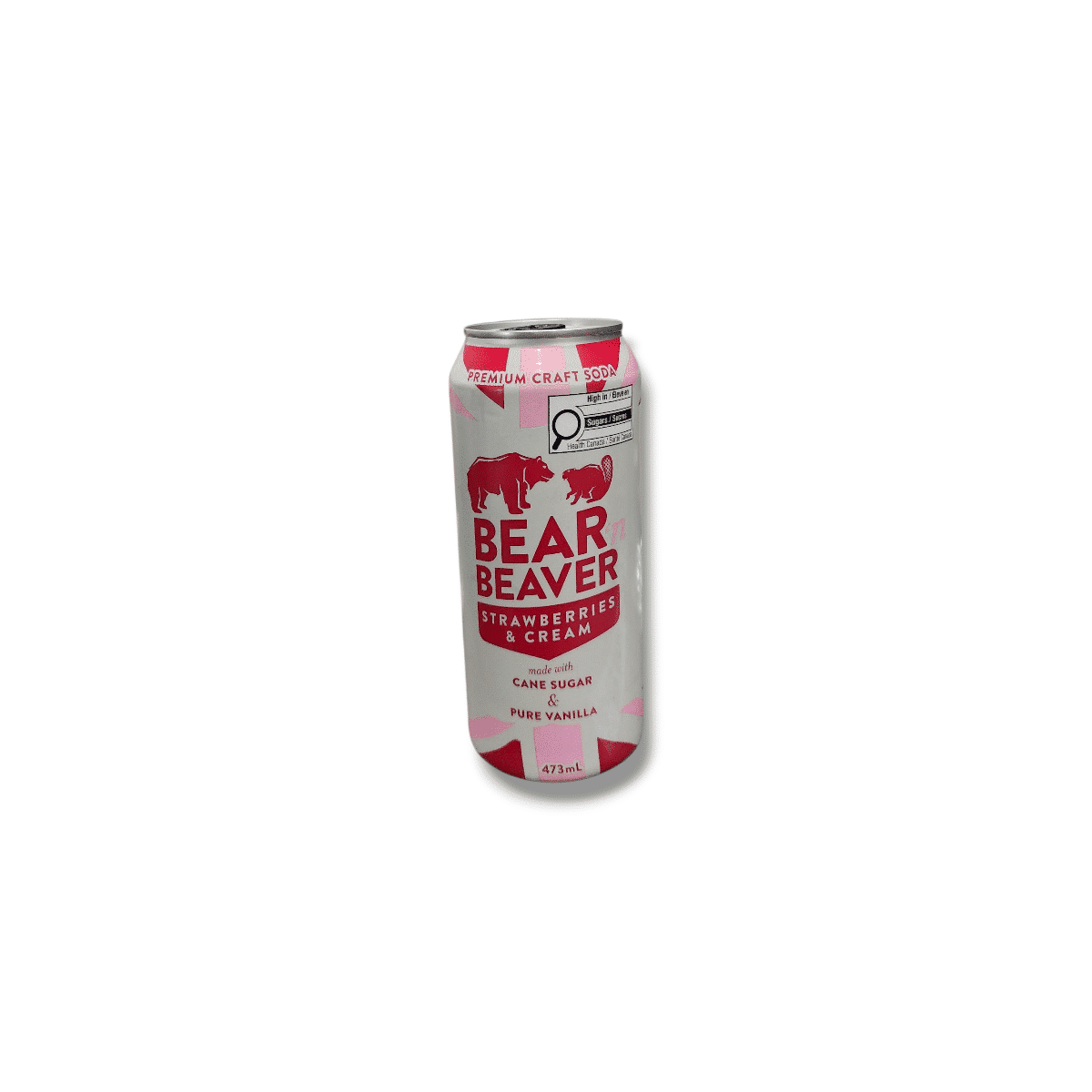Bear'n Beaver Strawberry & Cream (473mL)